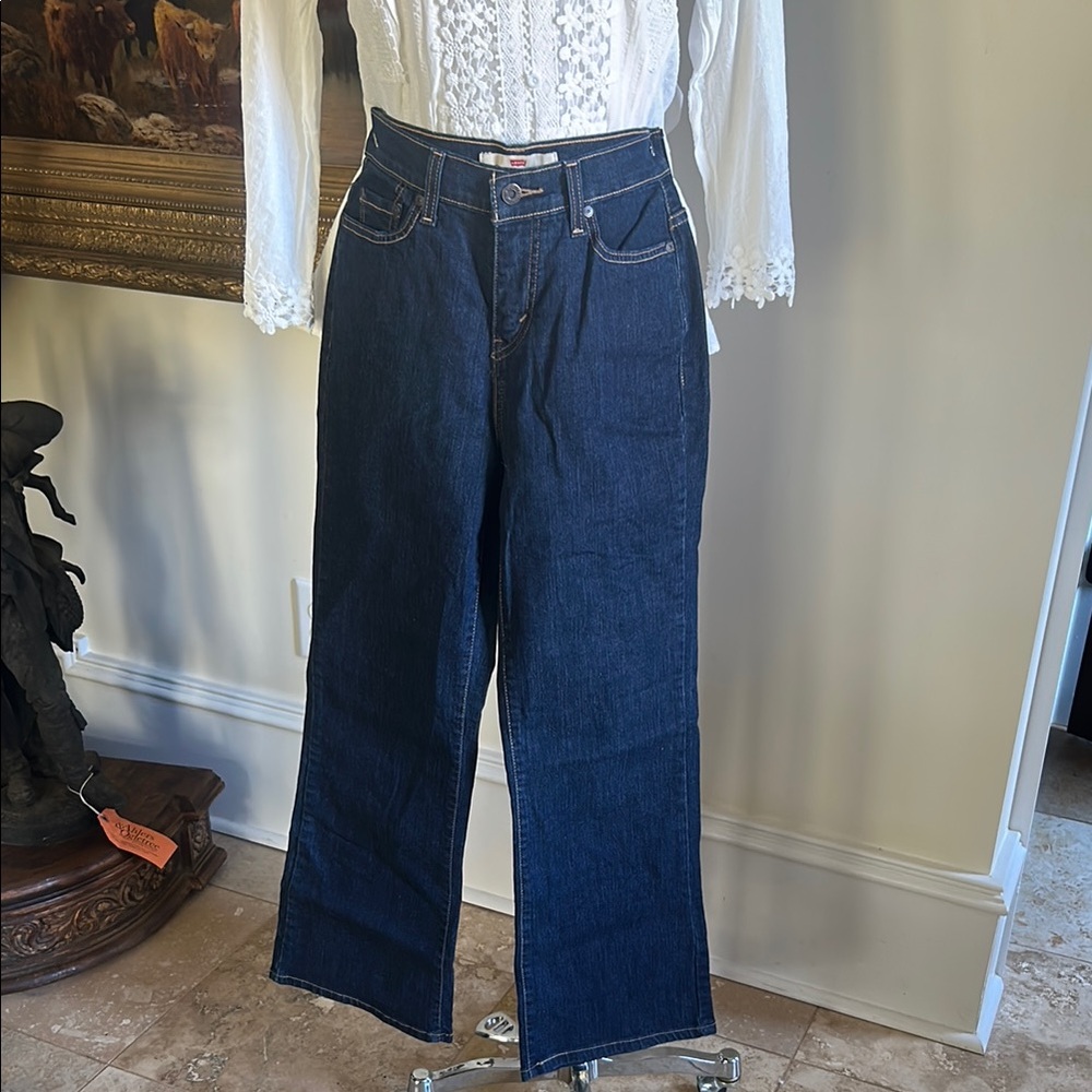 Levi’s Sz 6S Women's Blue Jean Trouser Perfectly Slimming 512 Bootcut  EUC